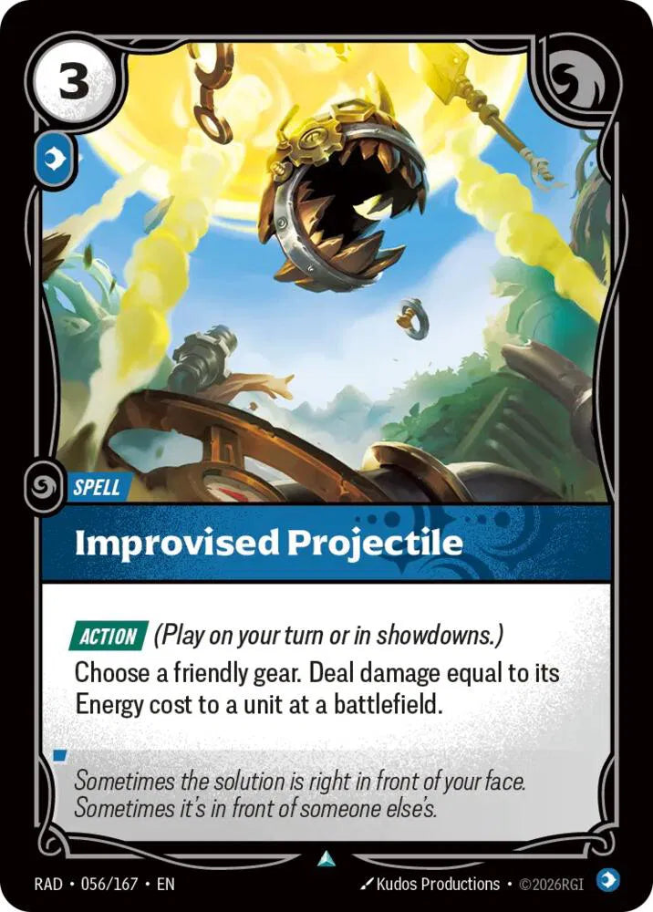 Improvised Projectile [Uncommon] #056/167 - Radiance