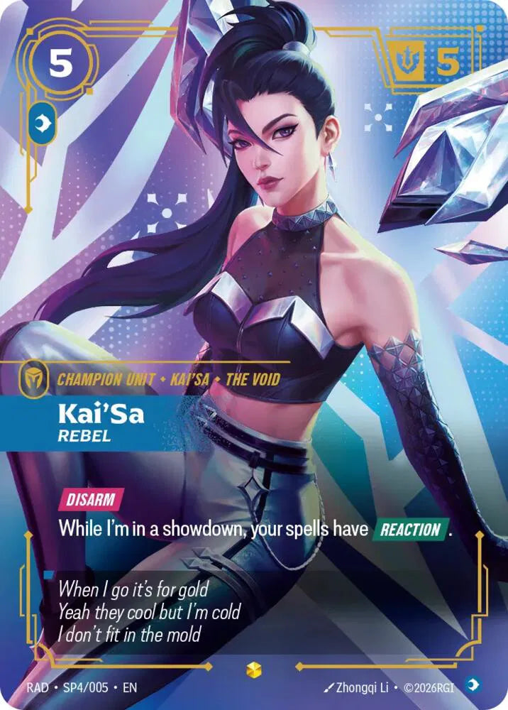 Kai'Sa, Rebel [SP] SP4/005 - Radiance Showcase