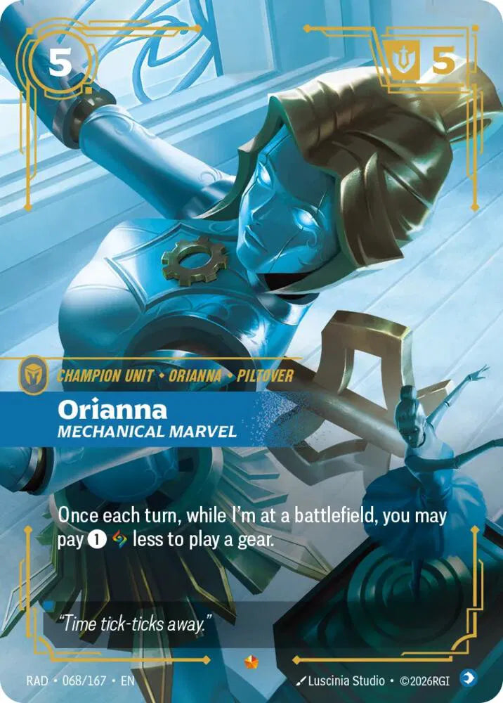 Orianna, Mechanical Marvel [Epic] #068/167 - Radiance