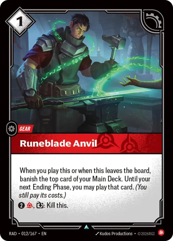 Runeblade Anvil [Uncommon] #012/167 - Radiance