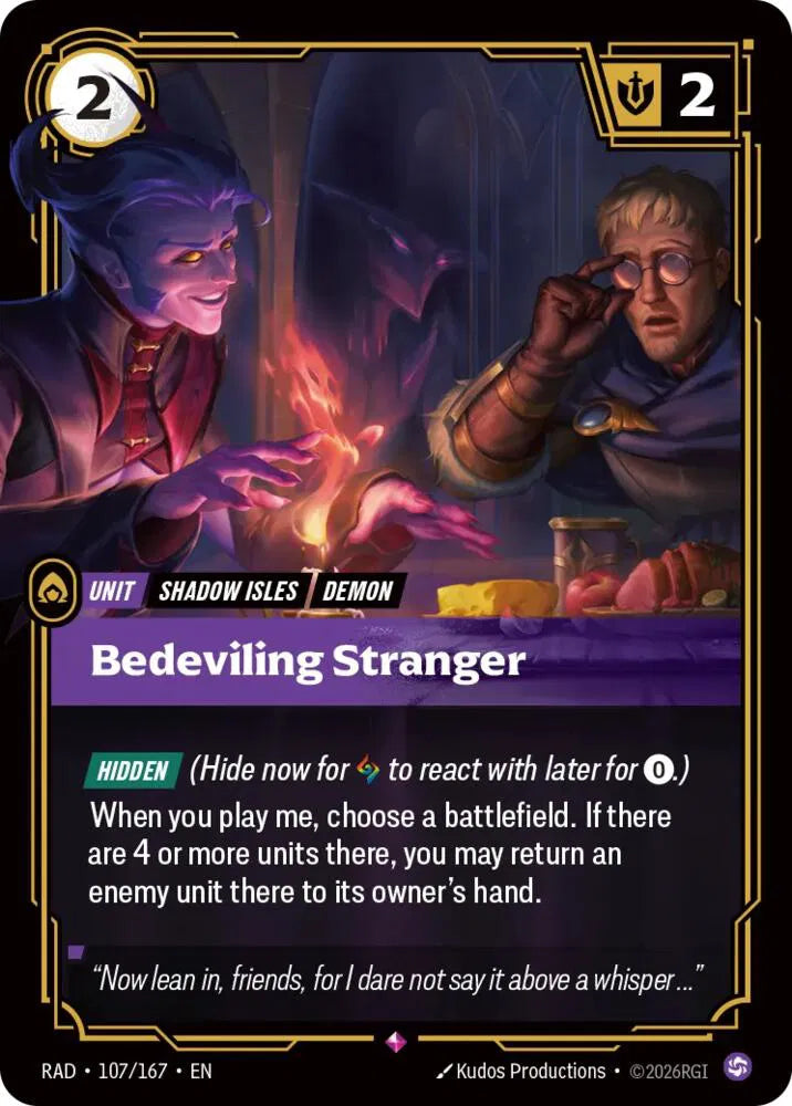 Bedeviling Stranger [Rare] #107/167 - Radiance