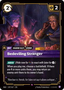 Bedeviling Stranger [Rare] #107/167 - Radiance