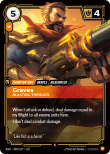 Graves, Blasting Through [Rare] #085/167 - Radiance