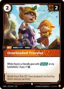 Overloaded Traveler [Common] #072/167 - Radiance