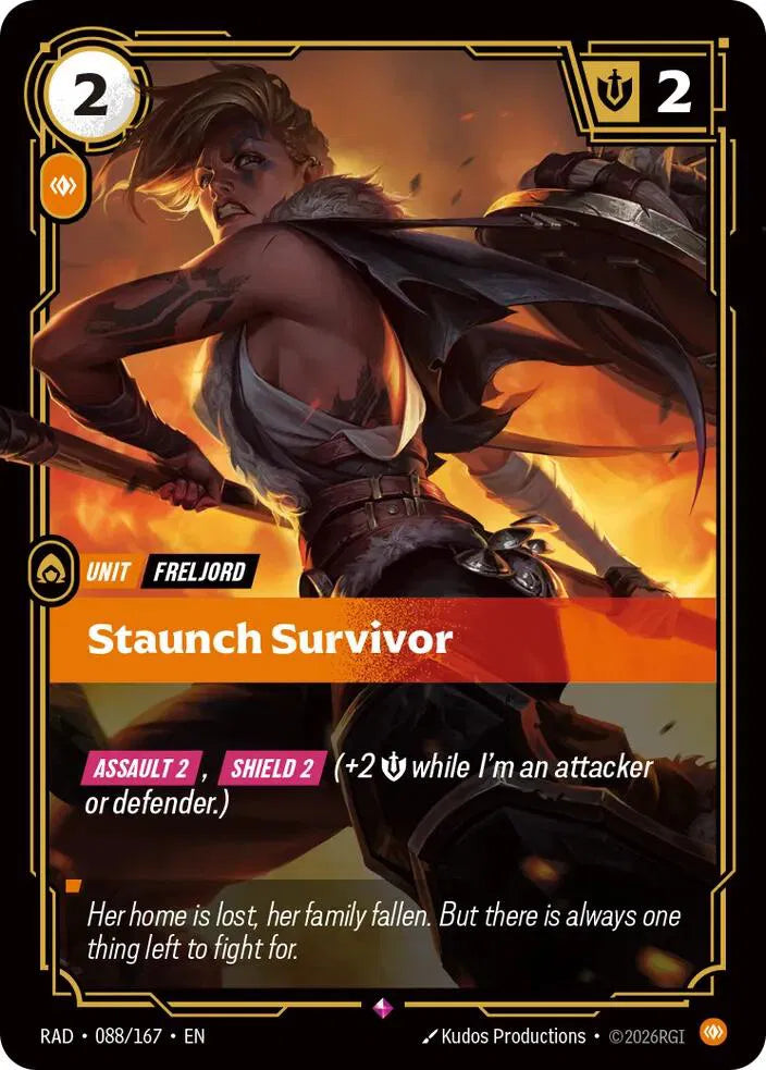 Staunch Survivor [Rare] #088/167 - Radiance