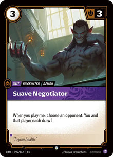 Suave Negotiator [Common] #099/167 - Radiance