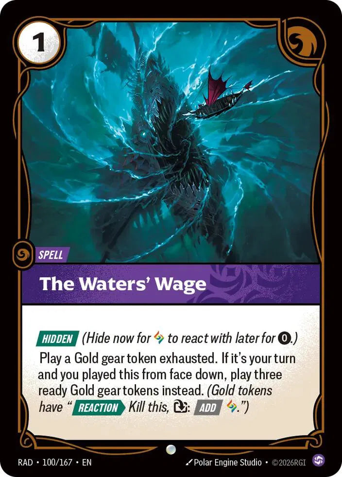 The Waters' Wage [Common] #100/167 - Radiance