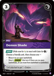 Demon Shade [Uncommon] #102/167 - Radiance