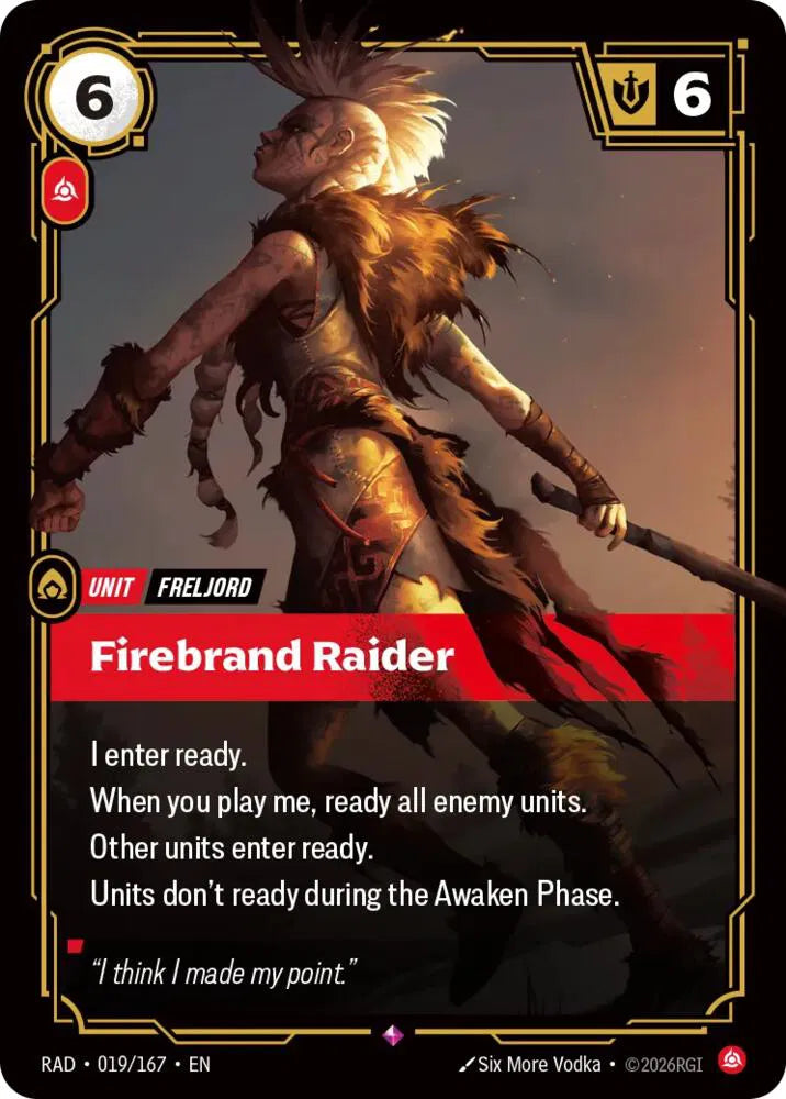 Firebrand Raider [Rare] #019/167 - Radiance