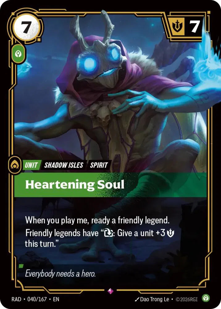 Heartening Soul [Rare] #040/167 - Radiance