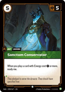 Sanctum Conservator [Common] #030/167 - Radiance