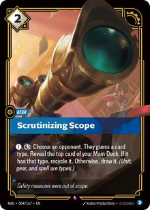 Scrutinizing Scope [Rare] #064/167 - Radiance