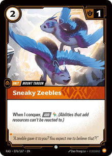 Sneaky Zeebles [Common] #076/167 - Radiance