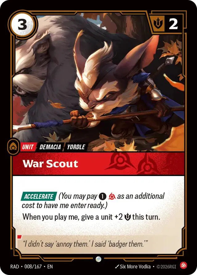 War Scout [Common] #008/167 - Radiance