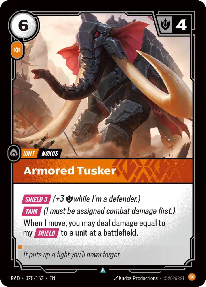 Armored Tusker [Uncommon] #078/167 - Radiance