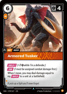 Armored Tusker [Uncommon] #078/167 - Radiance