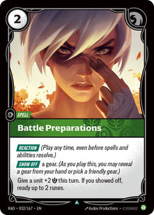 Battle Preparations [Uncommon] #032/167 - Radiance