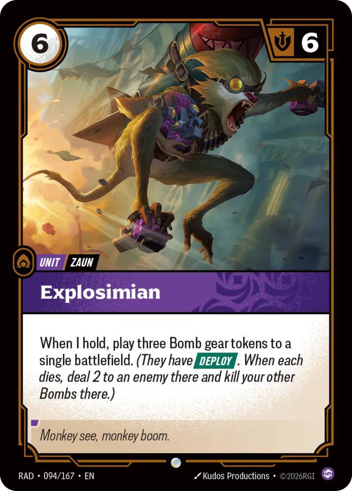 Explosimian [Common] #094/167 - Radiance