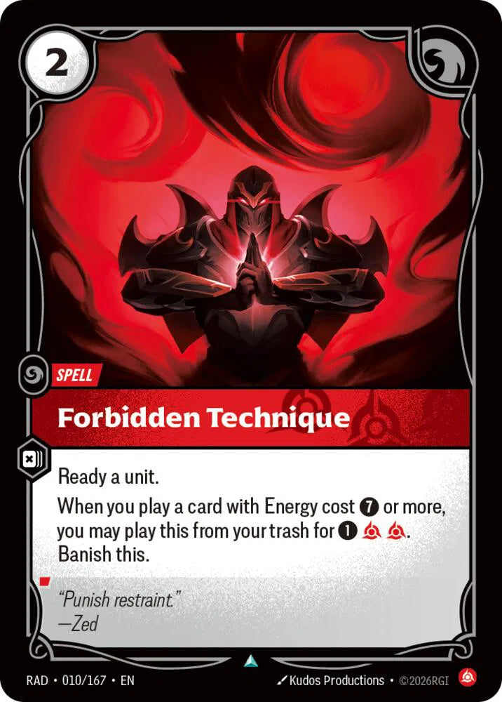 Forbidden Technique [Uncommon] #010/167 - Radiance