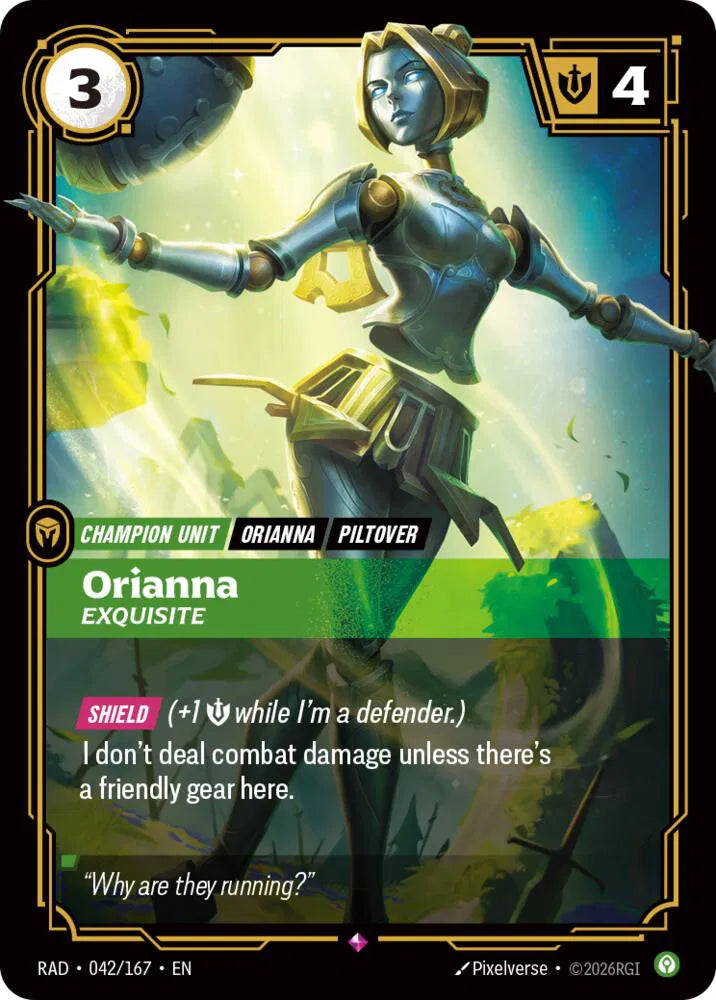 Orianna, Exquisite [Rare] #042/167 - Radiance