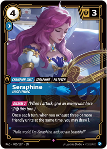 Seraphine, Inspiring [Rare] #065/167 - Radiance