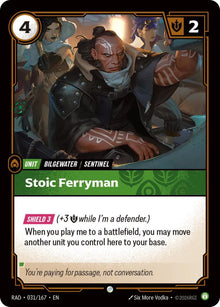 Stoic Ferryman [Common] #031/167 - Radiance