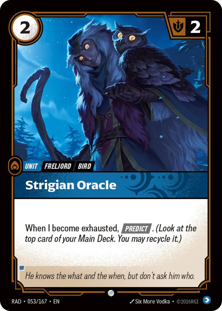 Strigian Oracle [Common] #053/167 - Radiance