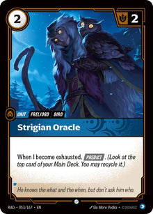 Strigian Oracle [Common] #053/167 - Radiance