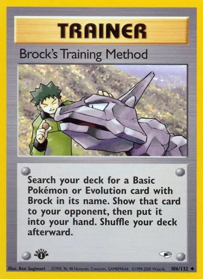 Brock's Training Method [Uncommon] #106/132 - Gym Heroes