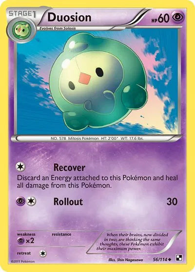 Duosion  [Reverse Holo] 56/114 - Black and White