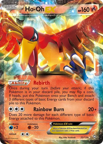 Ho-oh EX [Ultra Rare] #22/124 - Dragons Exalted