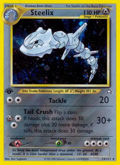 Steelix [PSA 6 Slab] 15/111 - Neo Genesis