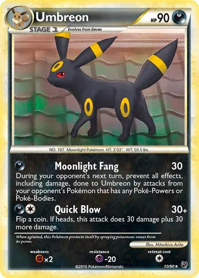 Umbreon [Holo Rare] 10/90 - Undaunted