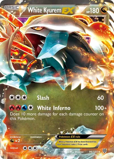 White Kyurem EX [Ultra Rare] 96/135 - Plasma Storm