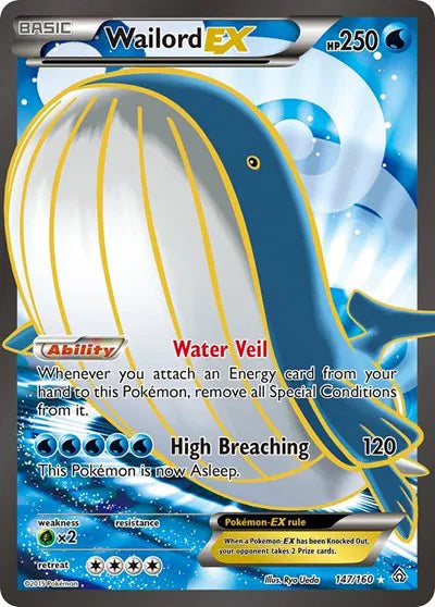 Wailord EX [Ultra Rare] 147 -  Primal Clash