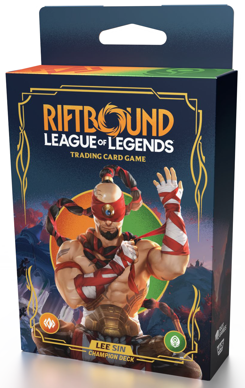RIFTBOUND LEAGUE OF LEGENDS TCG ORIGINS [CHAMPION DECK LEE SIN] *PREORDER*