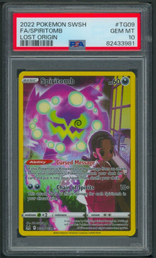 Spiritomb [Holo Rare] #TG09/TG30- Lost Origin [SLAB PSA 10]