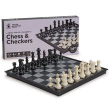Large Travel Magnetic Chess & Checkers