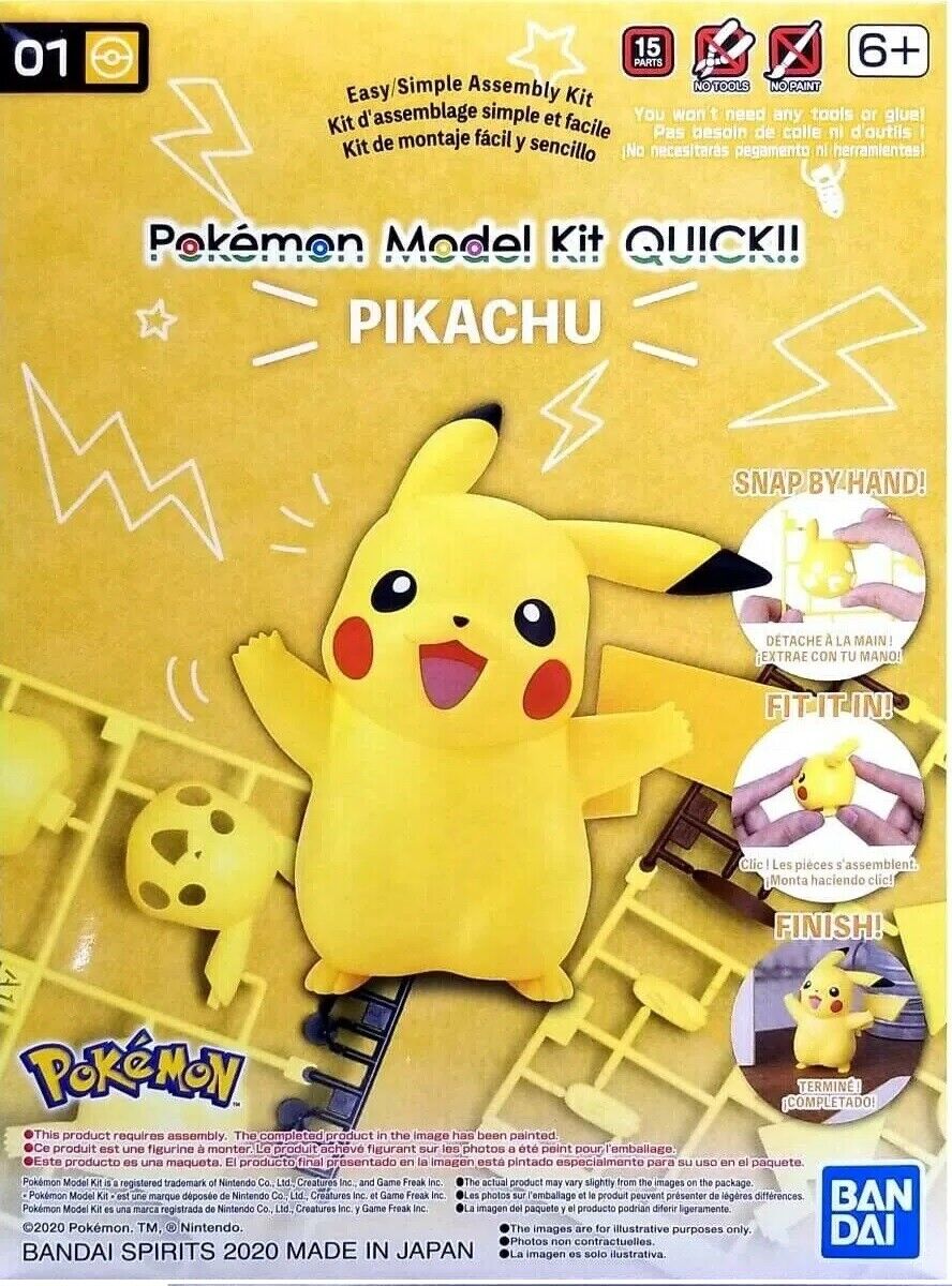 Bandai: Pokemon Model Kit - Pikachu