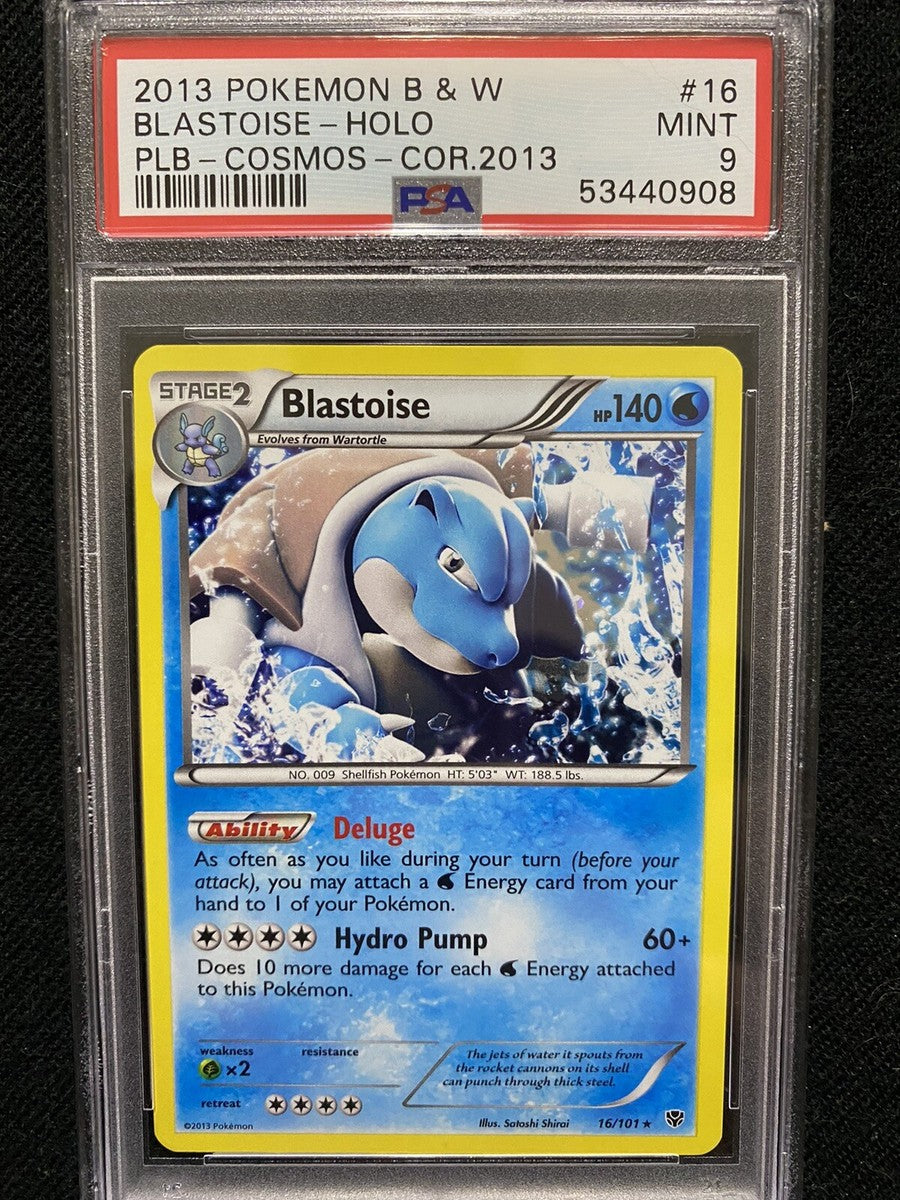 Blastoise [Holo Rare] #16/101 - Plasma Blast [PSA SLAB 9]