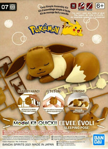 Bandai: Pokemon Model Kit - Sleeping Eevee