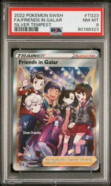 Friends in Galar [Ultra Rare] #TG23/TG30 - Silver Tempest [PSA 8]
