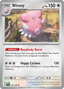 Blissey [Uncommon] #145/198 - Scarlet & Violet