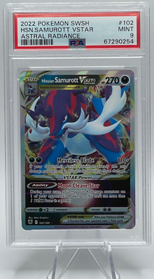 Hisuian Samurott VSTAR [Secret Rare] #209/189 - Astral Radiance [SLAB PSA 9]