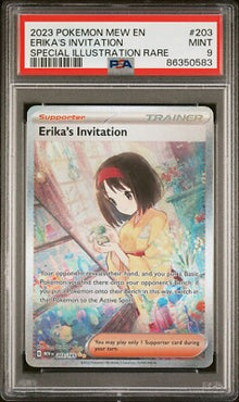 Erika's Invitation [Special Illustration Rare] #203/165 - 151 [PSA 9]