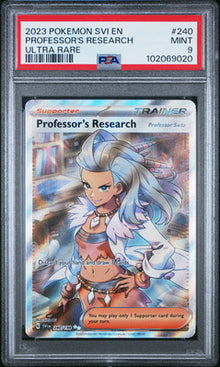 Professor's Research/Sada [Full Art Ultra Rare] #240/198 - Scarlet & Violet [SLAB PSA 9]