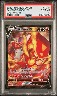 Centiskorch V [Ultra Rare] #TG14/TG30 - Lost Origin [SLAB PSA 10]