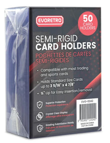 [EVORETRO] Semi Rigid Card Holder (Pack of 50)