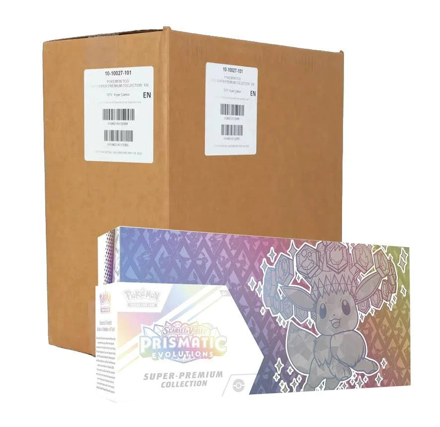 Prismatic Evolution Super Premium Collection Case (4x boxes)