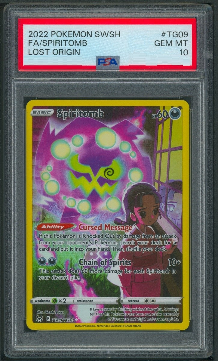 Spiritomb [Ultra Rare] #TG09/TG30 - Lost Origin [PSA 10 SLAB]